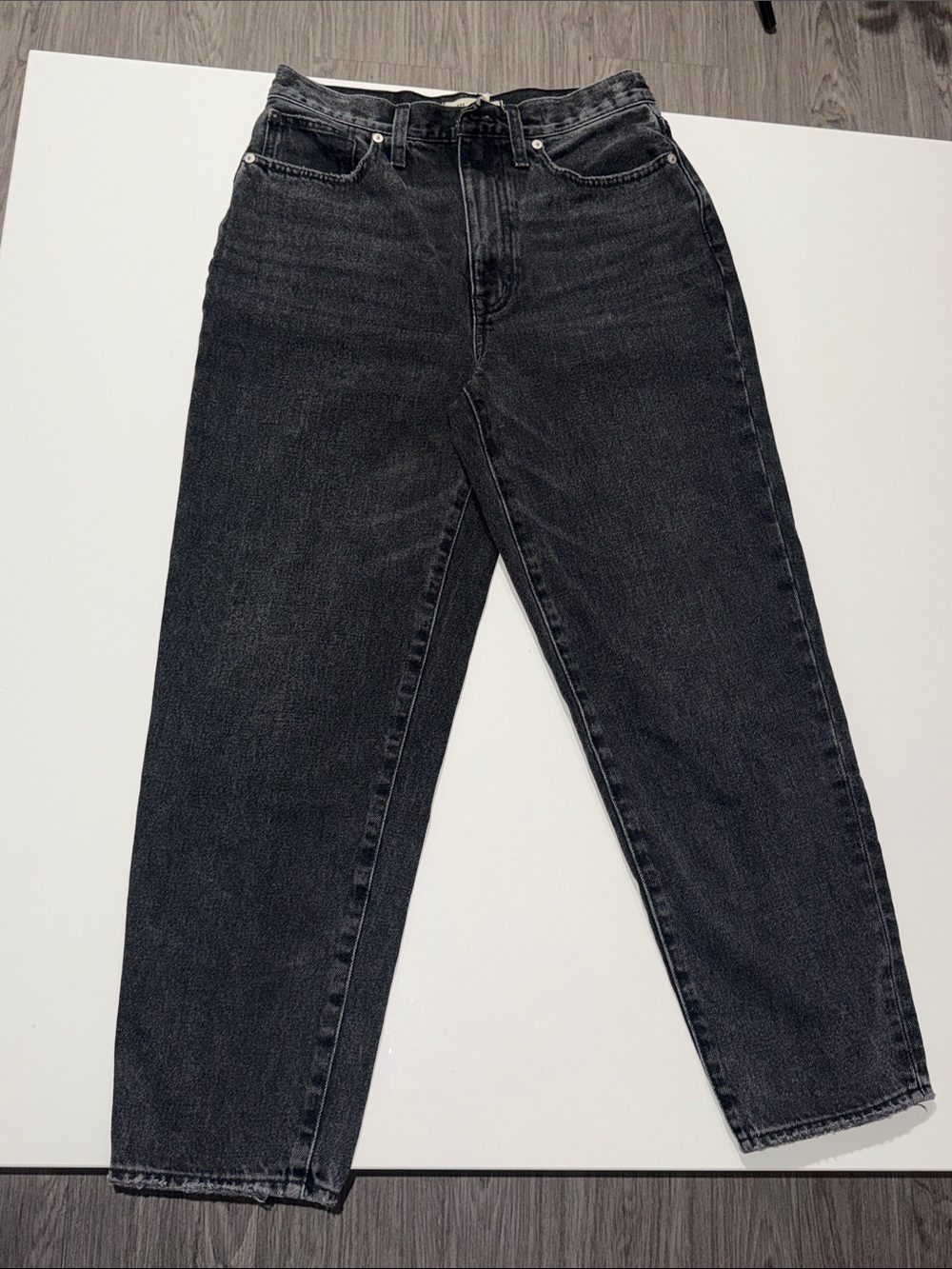 Madewell Baggy Tapered Jeans Womens Size 27 Black